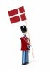 figurka żołnierzyk Kay Bojesen z flagą